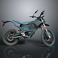 Sleek Black Modern Electric Motorcycle With Aerodynamic Body And Rugged Wheels