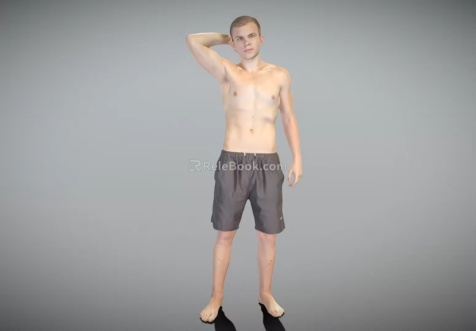 Men's Shorts Casual Men 3d model