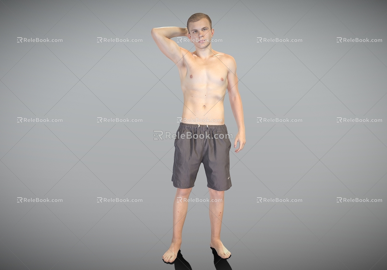 Men's Shorts Casual Men 3d model