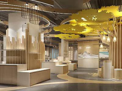 Exhibition Hall 3d model