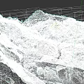 Small Scale Rocky Microtopography with Scenic Vegetation and Natural Pathways 3d model