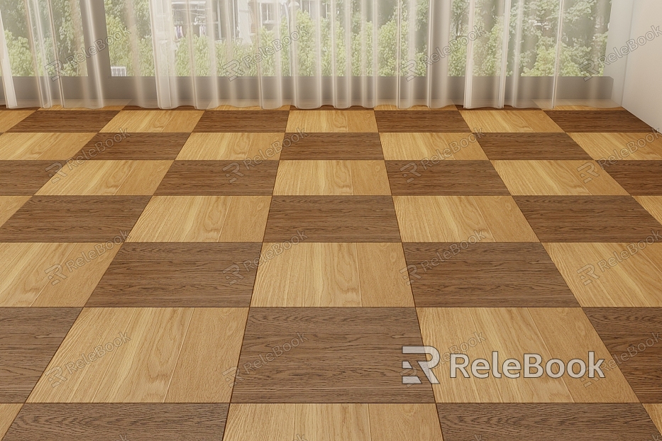 parquet wood floor model