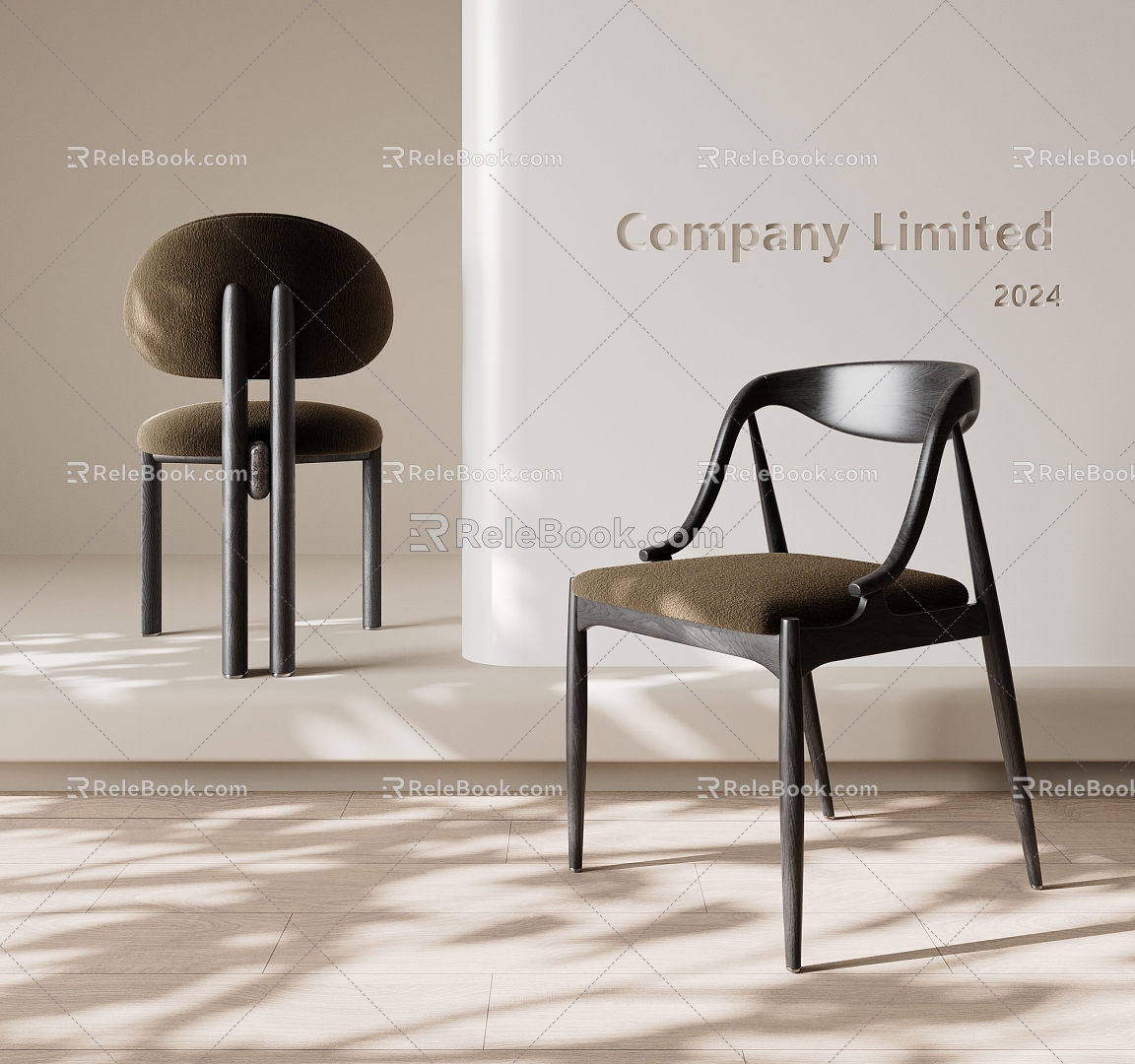 Modern Middle Style Single Chair 3d model