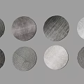 Round carpet 3d model