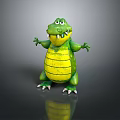 Crocodile Alligator Nile Crocodile carnivore reptile cold-blooded animal reptile reptile 3d model