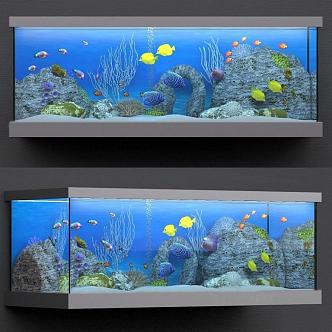 Fish tank 3d model