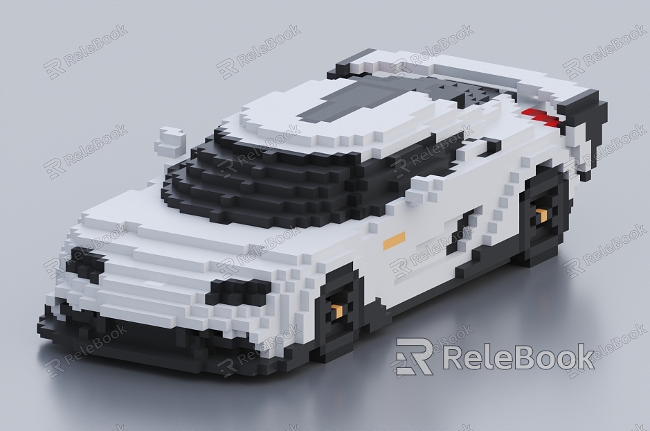 Pixel Car Modern Toy Car model