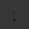 Modern Futuristic Pistol With Sleek Black Metallic Body And Ergonomic Grip Design