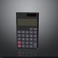 Modern Electronic Calculator With Digital Display Numeric Keypad And Function Keys