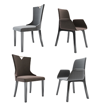 Modern single chair 3d model