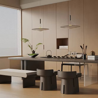 Modern Tea Room 3d model