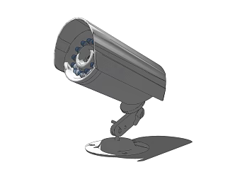 Modern camera equipment 3d model