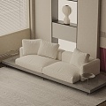 Three-seat sofa 3d model