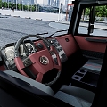 Unimock cab interior dashboard seat personalization 3d model