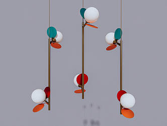 Light Luxury Chandelier 3d model