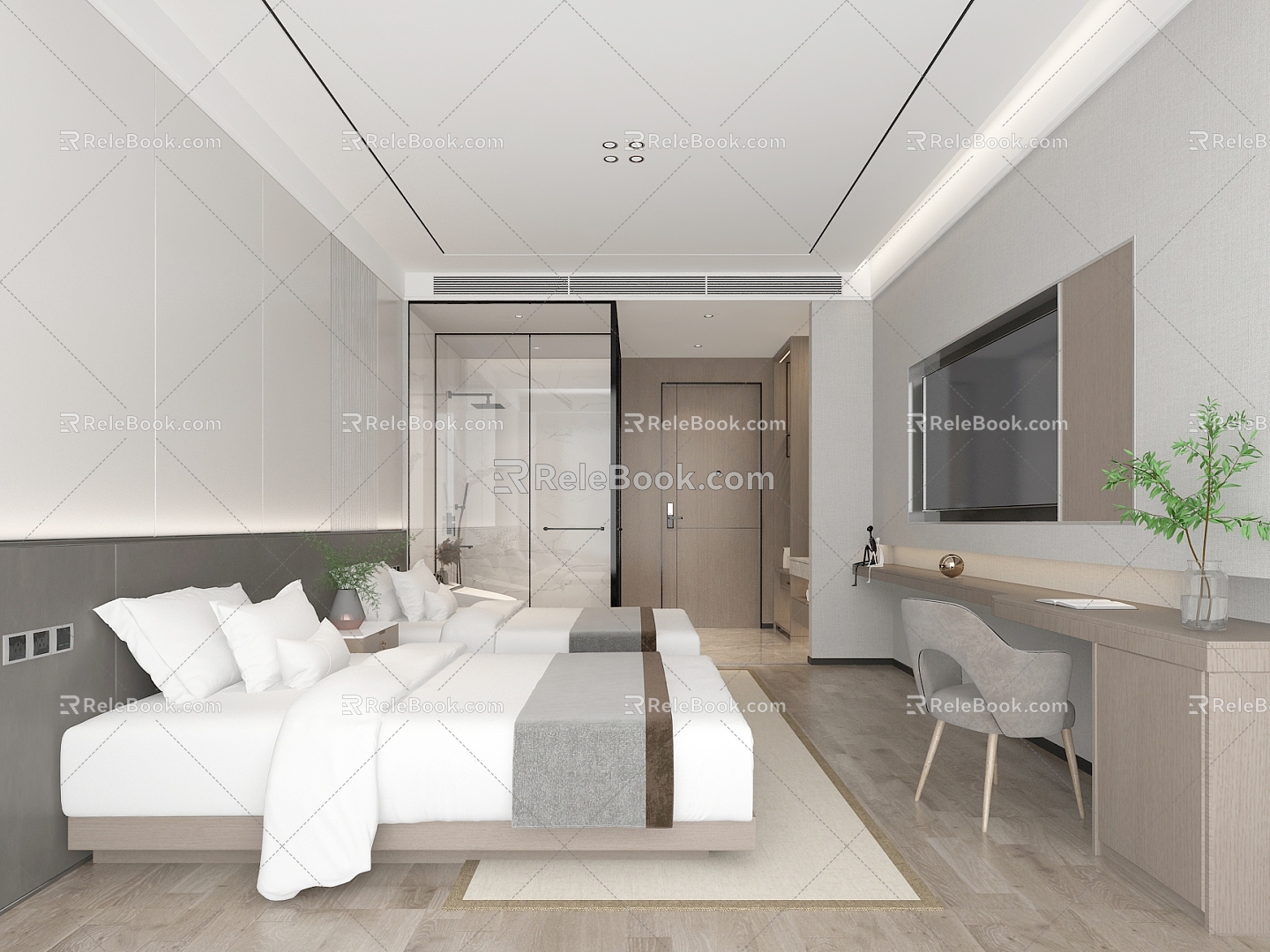 Hotel Guest Room Standard Room Store Lobby Hotel Reception Desk Hotel Front Desk Reception Hotel Lobby Front Desk 3d model