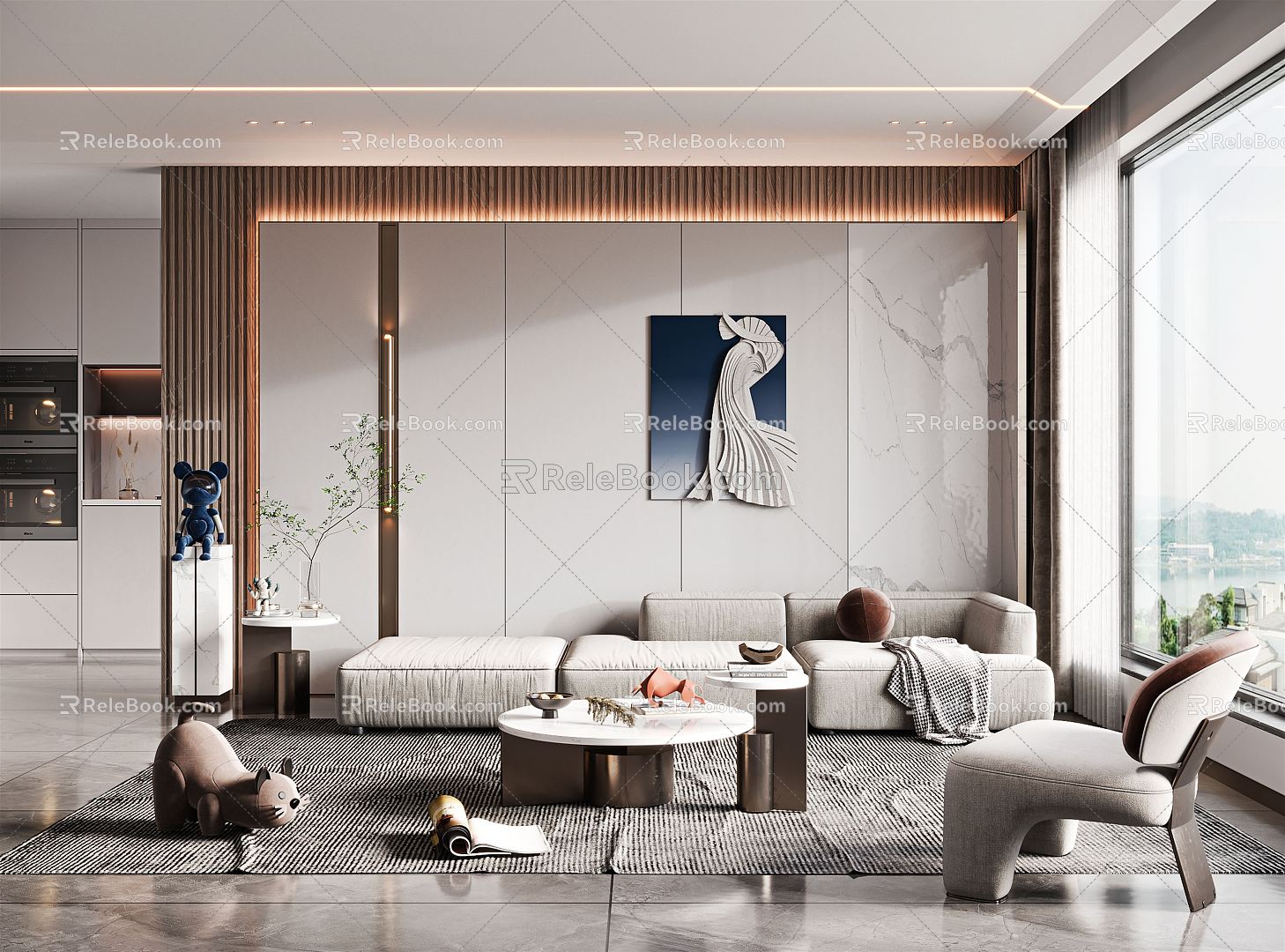 Modern Poliform living room model