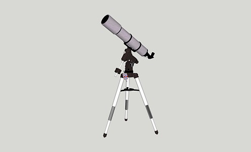 Modern Telescope 3d model