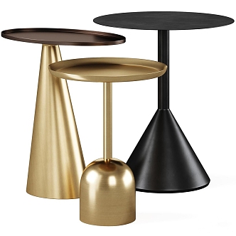 Coffee Table Side Table Metal Side Table Corner Table Combination 3d model