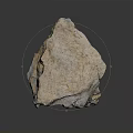Natural Wooden Stone Block With Rough Surface And Colorful Natural Patterns