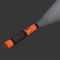 Flashlight flashlight flashlight military flashlight 3d model