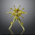 Detailed Golden Mythological Warrior Action Figure With Ornate Armor And Wings