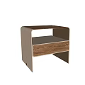 Stylish Modern Bedside Table Design With Wooden Drawer And Sleek Frame