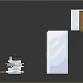Modern Home Furniture Collection With Wooden Cabinets Chairs Tables And White Appliances