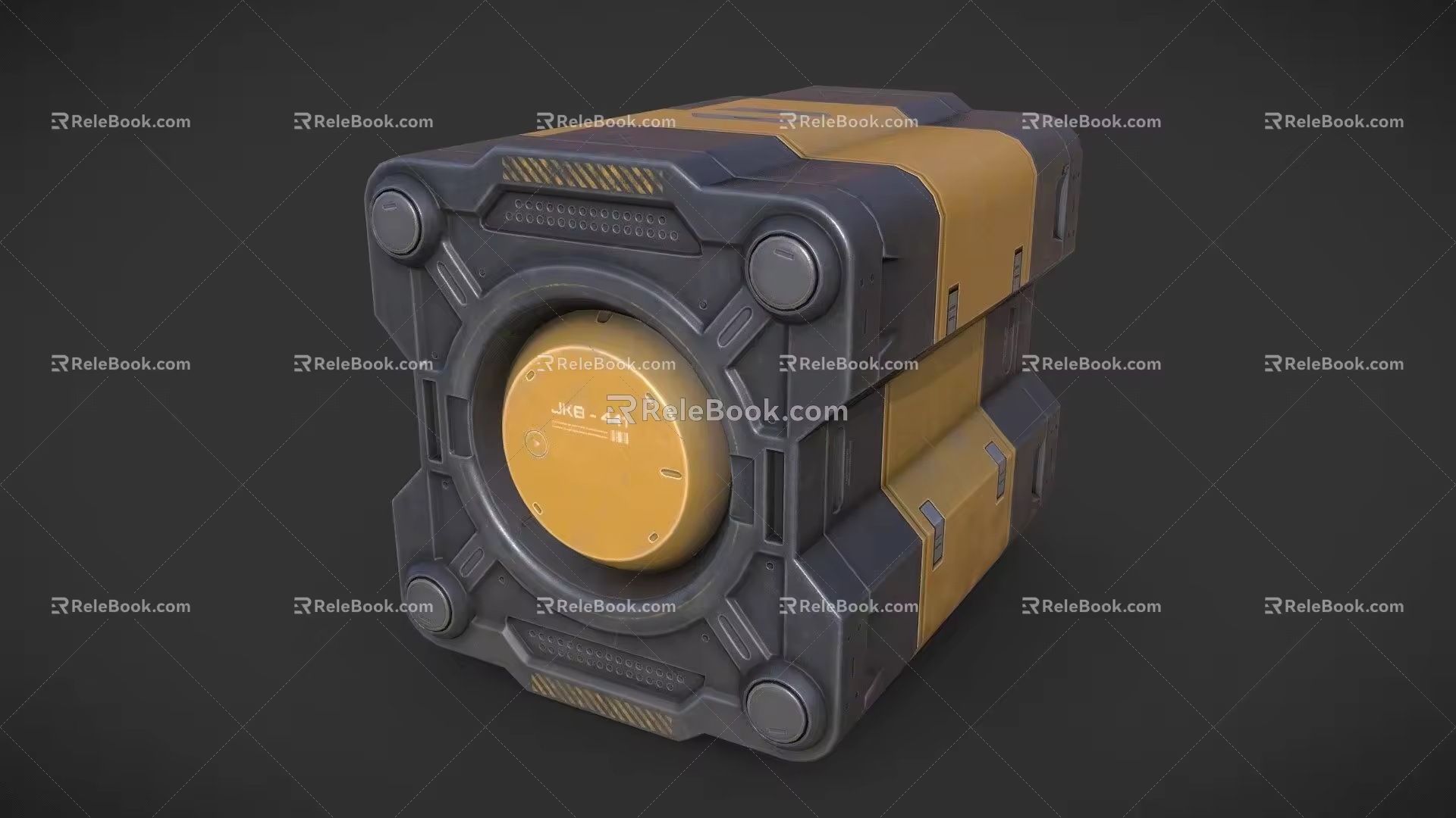 Sci-Fi Container PBR 3d model