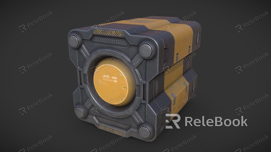 Sci-Fi Container PBR model