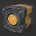 Sci-Fi Container PBR 3d model