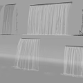 Water Feature Fountains With Vertical Screens Curved Designs And Decorative Elements