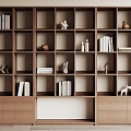 Quiet bookcase 3d model