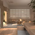 Coffee Shop Coffee Shop Fast Food Restaurant Storefront 3d model