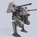 Advanced Intelligent Combat Robot With Multiple Cannons And Sturdy Mechanical Legs