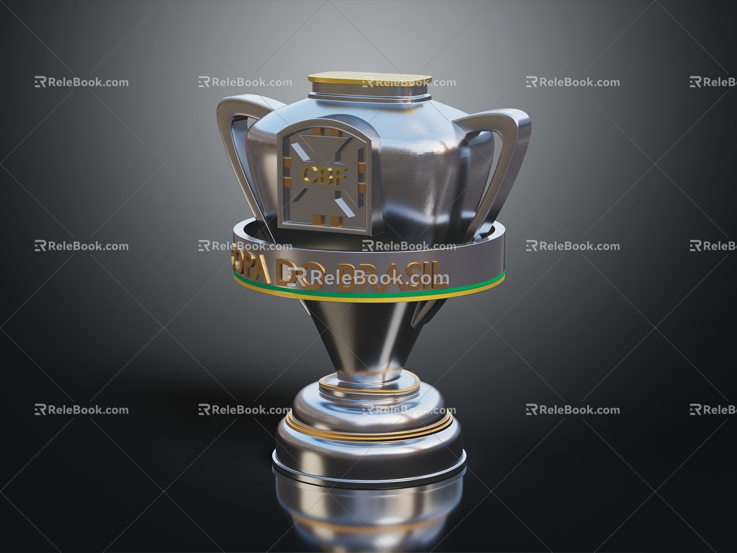 Modern Trophy Spanish Trophy Match Trophy 3d model