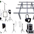 Professional Commercial Equipment Including Studio Lights Truss Stands Reflectors And Lighting Cases