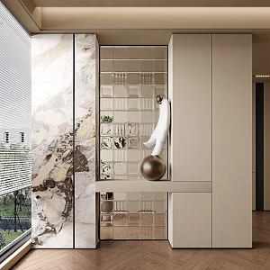 Modern Entrance 3d model