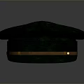 Green Classic Hat With Brown Belt And Metal Buckle For Daily Use