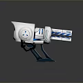 laser tower turret turntable sci-fi tower defense game tower defense sci-fi turret game turret game turret 3d model