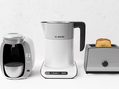 Modern kitchen appliances Kettle 3d model