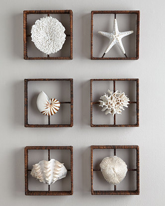 Modern Wall Decoration Coral Wall Decoration 3d model