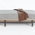 Modern sofa stool sofa stool combination 3d model