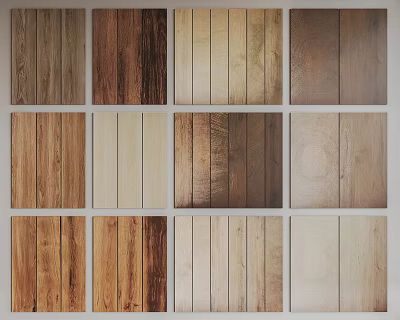 Various Natural Stone And Wood Texture Samples For Interior Design Applications 3d model