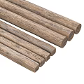 Natural Stone Wood Logs With Textured Surface For Construction And Decoration