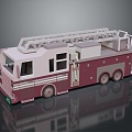 Modern toy car fire truck fire truck ambulance special vehicle 3d model