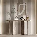 Quiet End View Table Decoration Combination 3d model