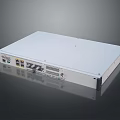 Cisco White Network Switch With Multiple Ethernet Ports And Networking Interfaces 3d model