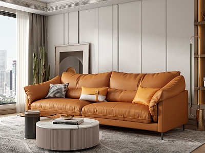 modern double sofa model