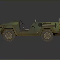 Vintage Green Military Tank With Seats And Detailed Exterior Design On